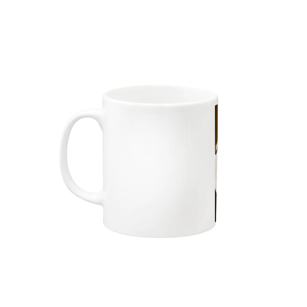 mdex suzuriのAt cafe Mug :left side of the handle
