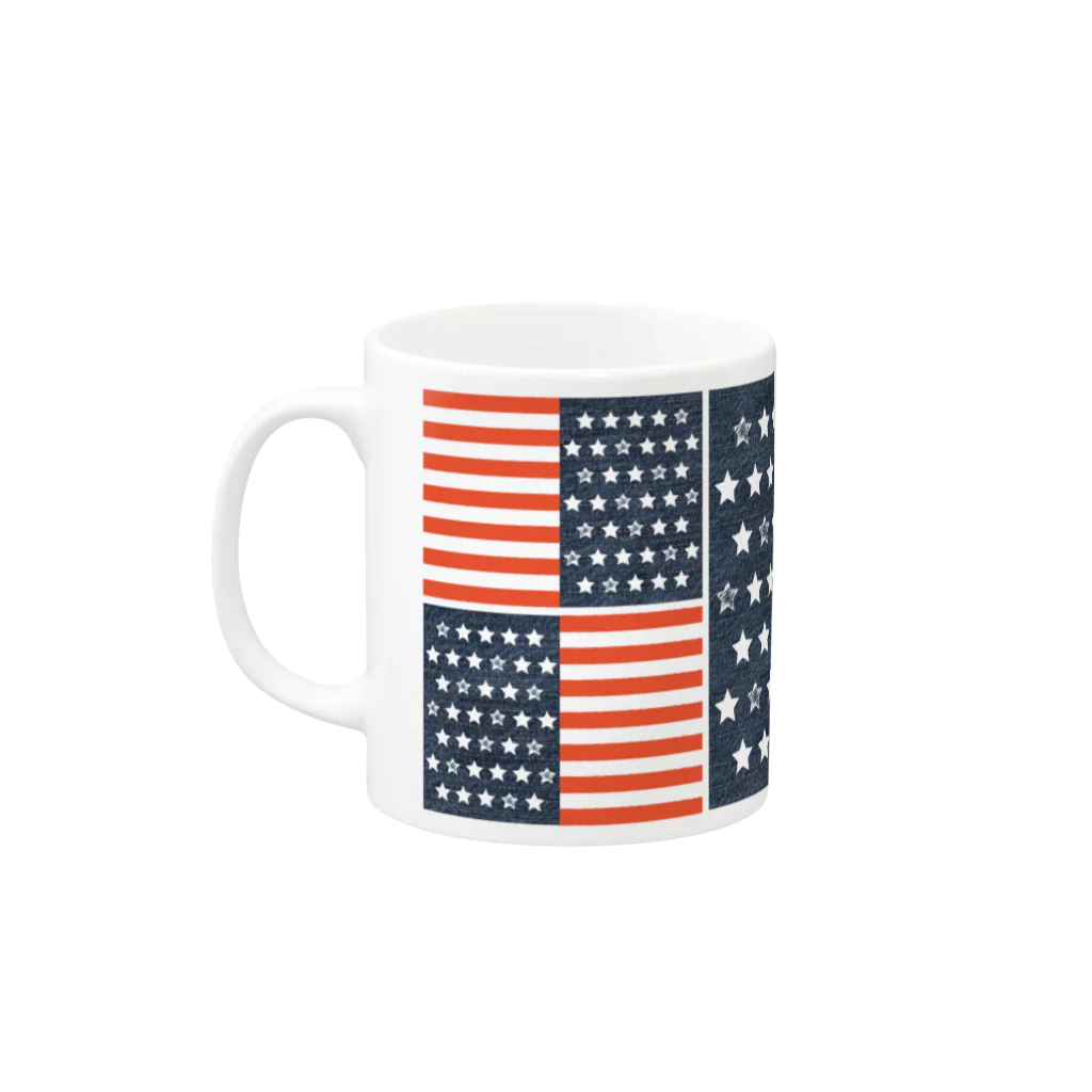 YükaCh!ka(ユカチカ)のアメリカン風 Mug :left side of the handle