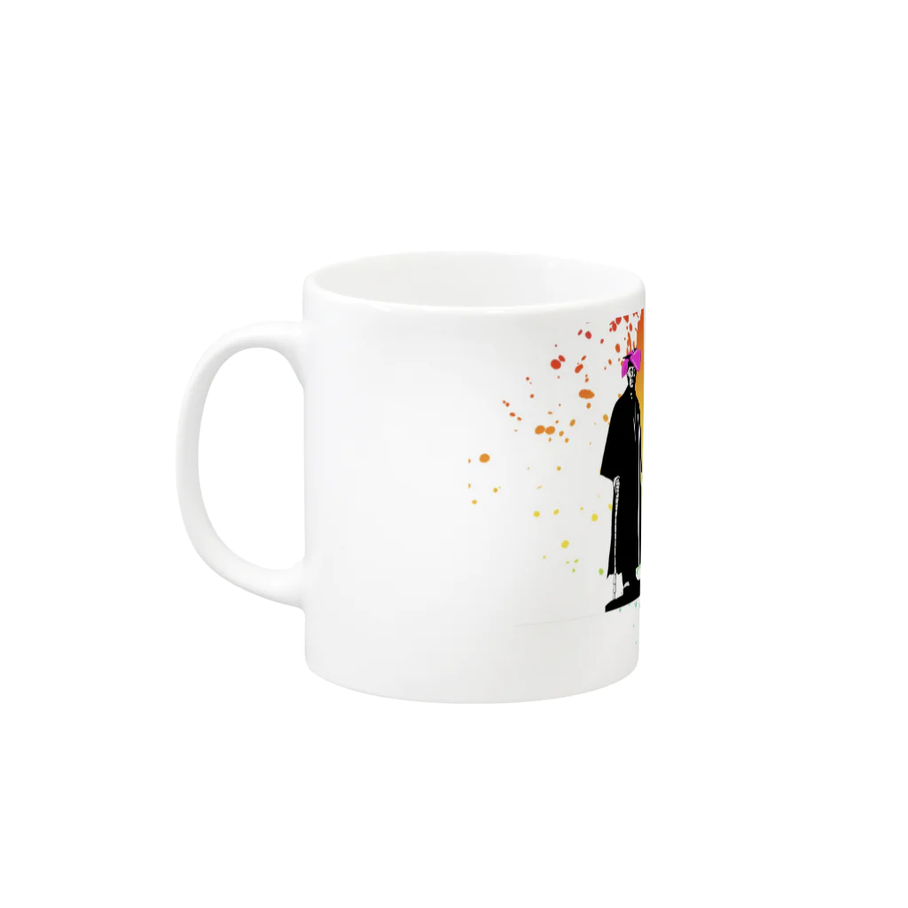 さいとうだいきの引退式用　ビンゴ素案 Mug :left side of the handle