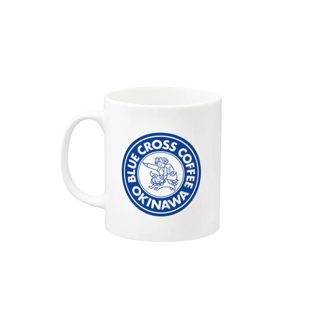 BlueCrossCoffee公式グッズショップのBlueCrossCoffee Mug :left side of the handle