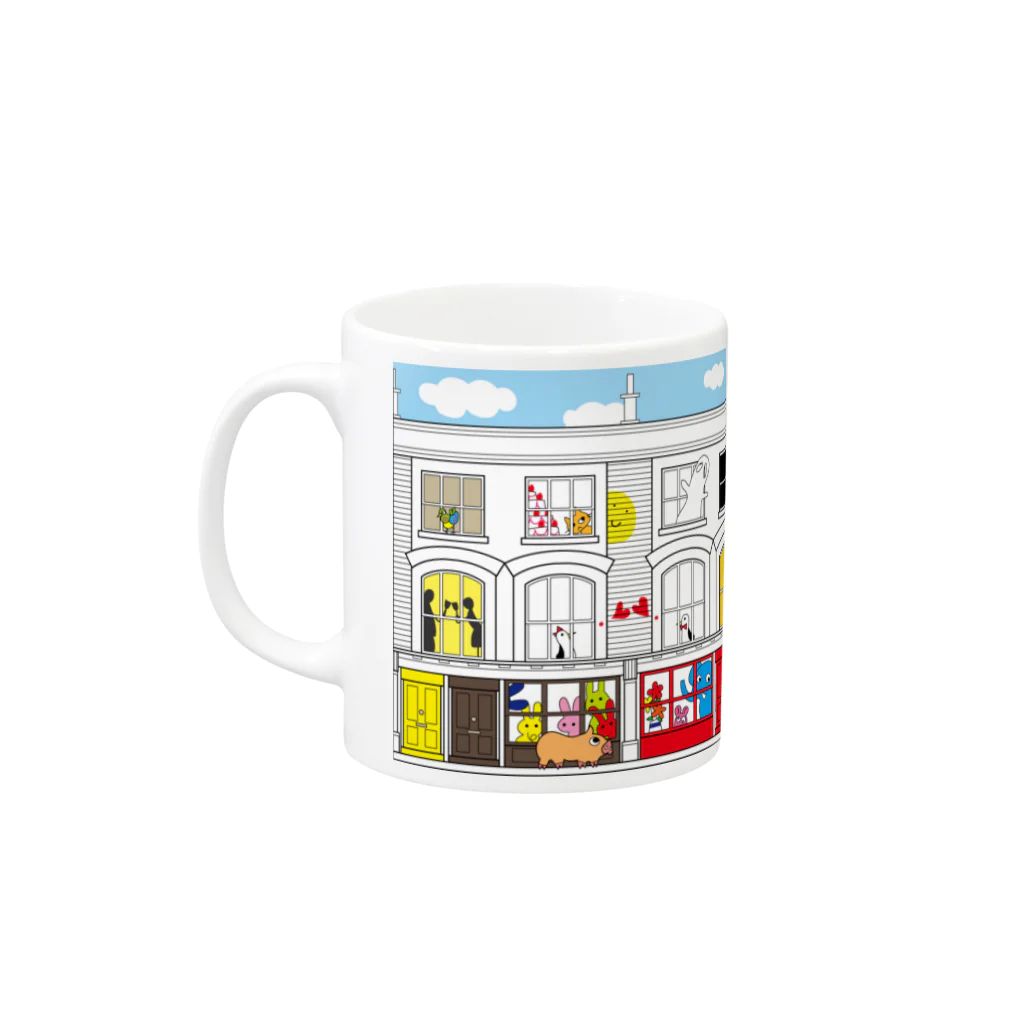 megmegのSTREET E Mug :left side of the handle