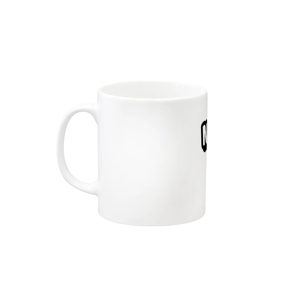 アウトドアデザインのNO CAMP NO LIFE Mug :left side of the handle