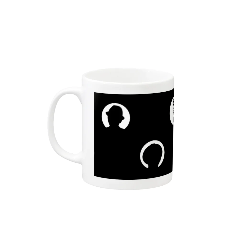 やじうまハウスのドットやじうま Mug :left side of the handle