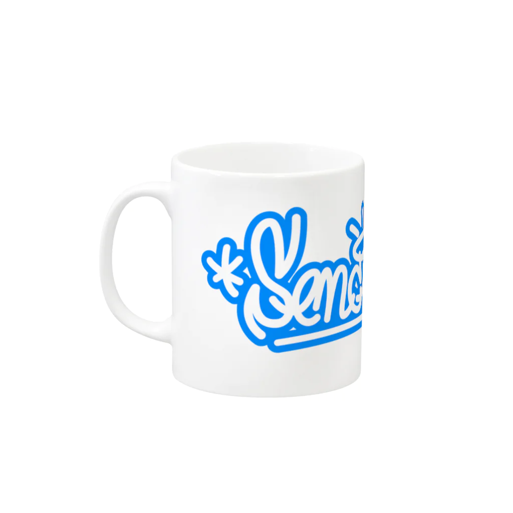 SencistWorks-ｾﾝｼｽﾄﾜｧｸｽ-のSENCIST　LOGO Mug :left side of the handle