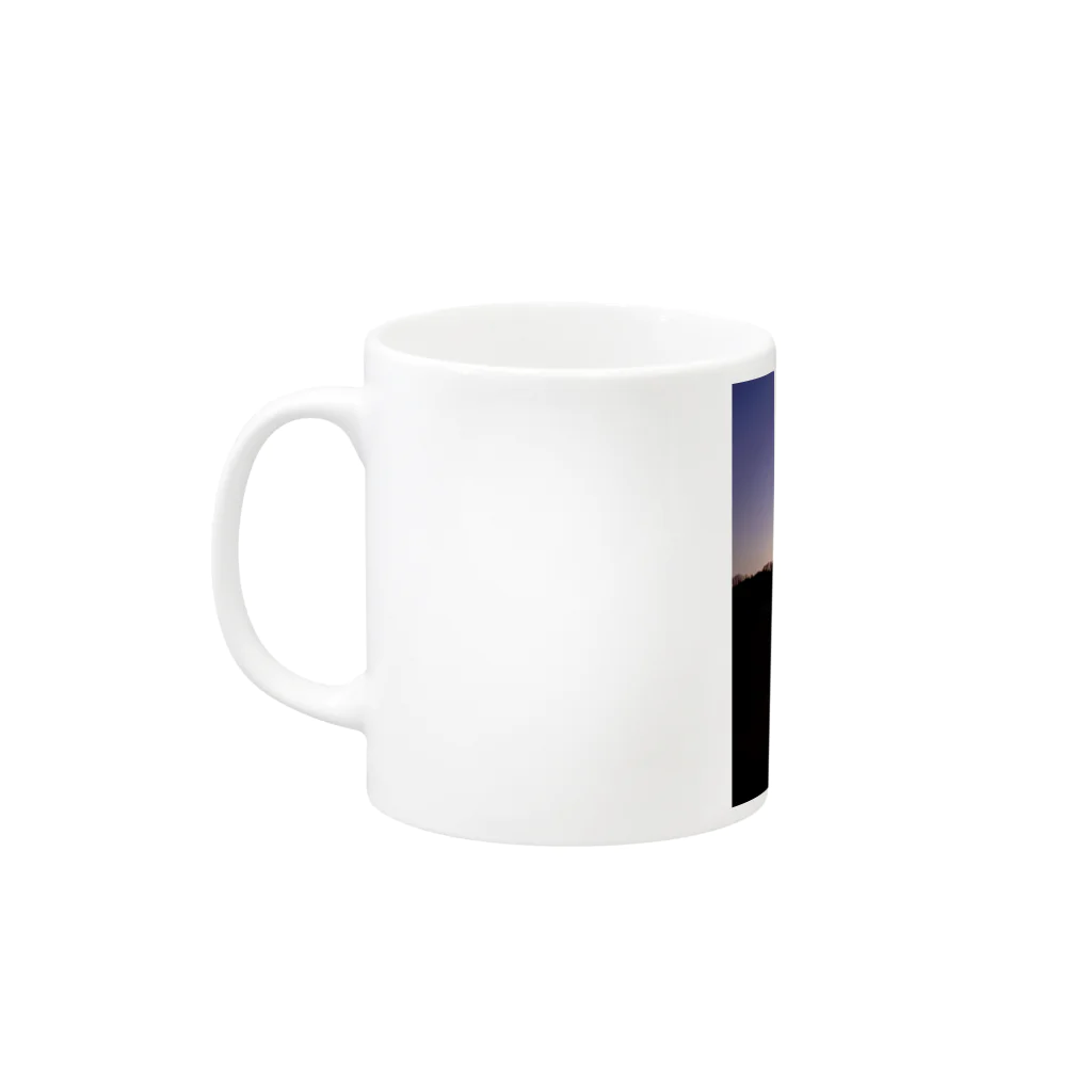 ほっかいどーGOのたそがれサロマー Mug :left side of the handle