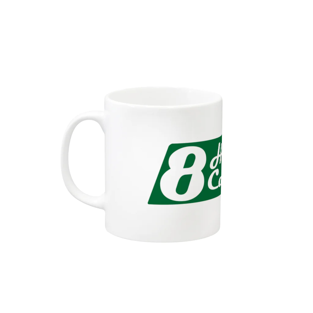 8garage SUZURI SHOPのはちまきの道楽キャンプ[HatimakiCamping] Mug :left side of the handle