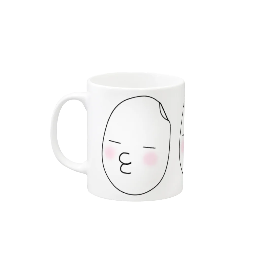 HiNAのこめつぶくん ３兄弟ver Mug :left side of the handle