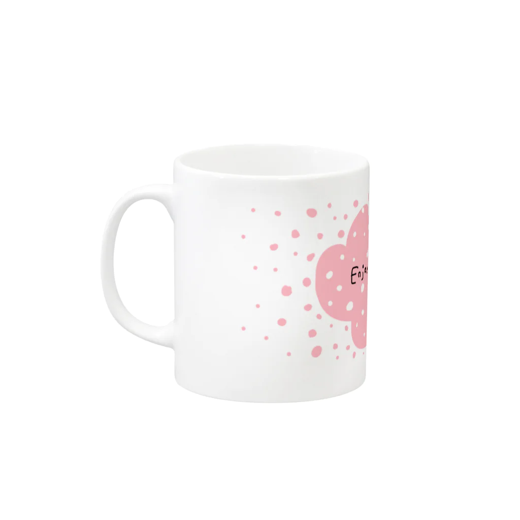 じぃ。のｴﾝｼﾞｮｲｻﾝﾀ★ Mug :left side of the handle