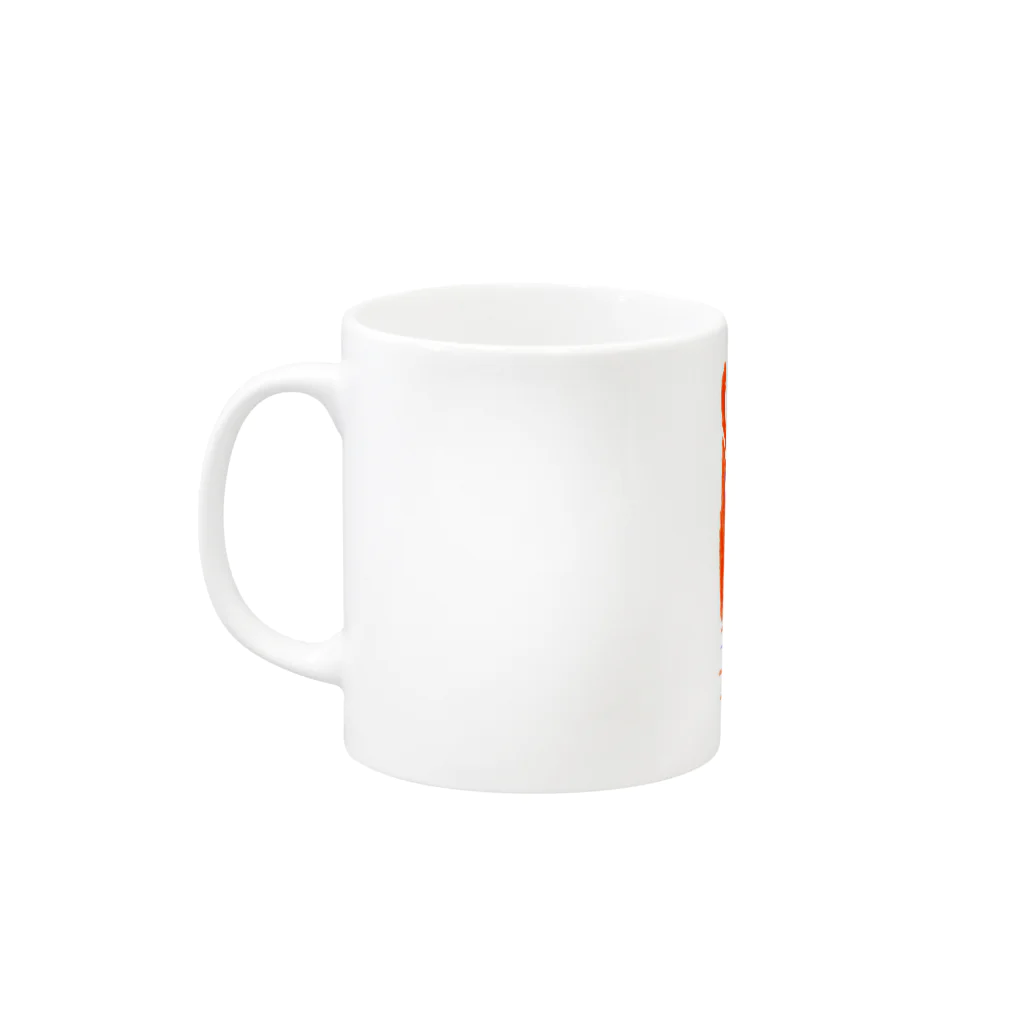 taiのone love garland Mug :left side of the handle