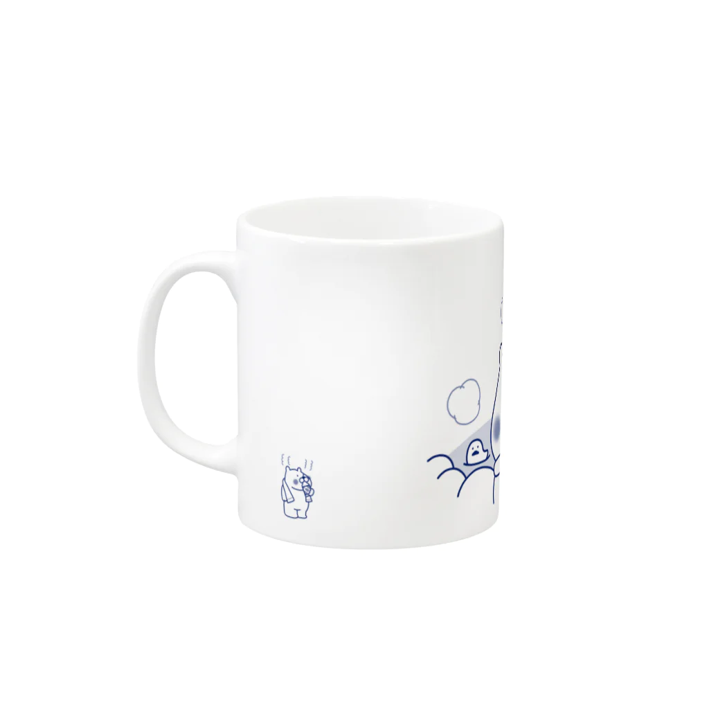 たも屋のヌートリアさん温泉マグ Mug :left side of the handle