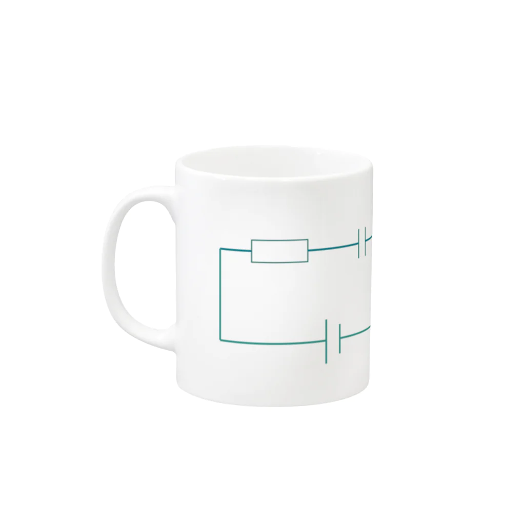e-シャツの保温効果がありそうなカップ Mug :left side of the handle