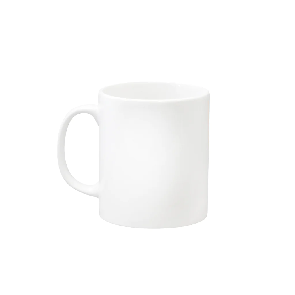 70%charactersのおおきなホットケーキ Mug :left side of the handle