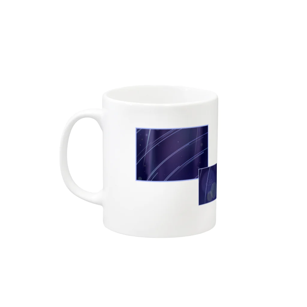 Clover_SのNight Sky Mug :left side of the handle