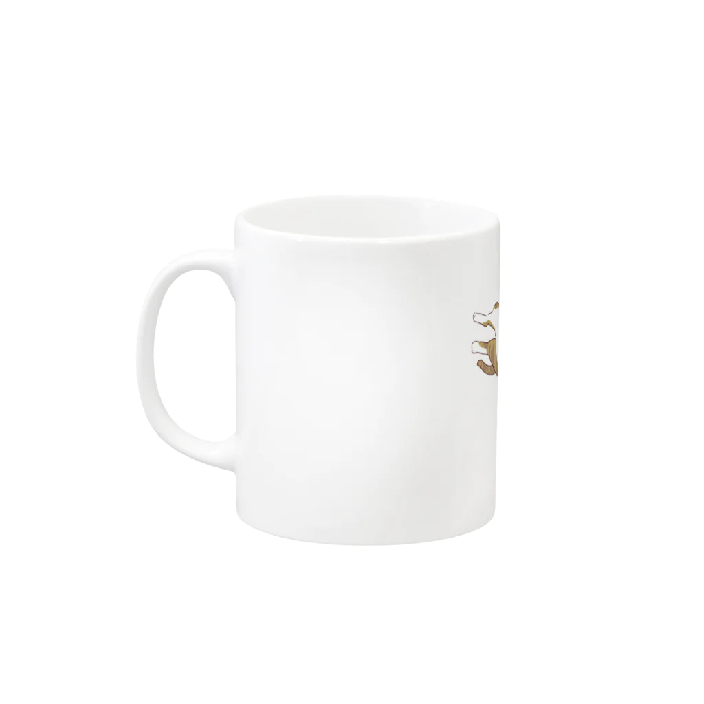 順扇堂のキジトラ Mug :left side of the handle