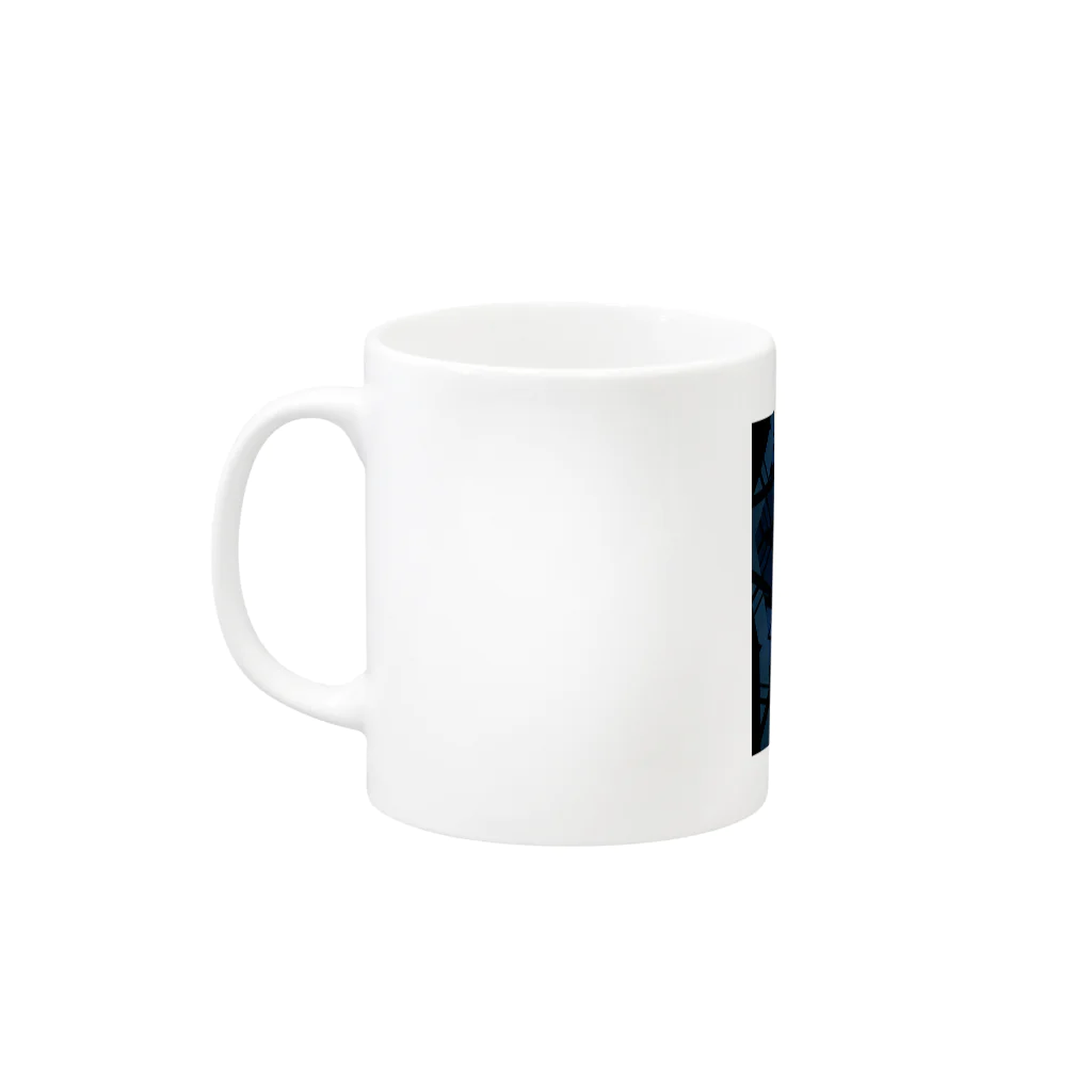 ネコグラシのカッコイイスター２ Mug :left side of the handle