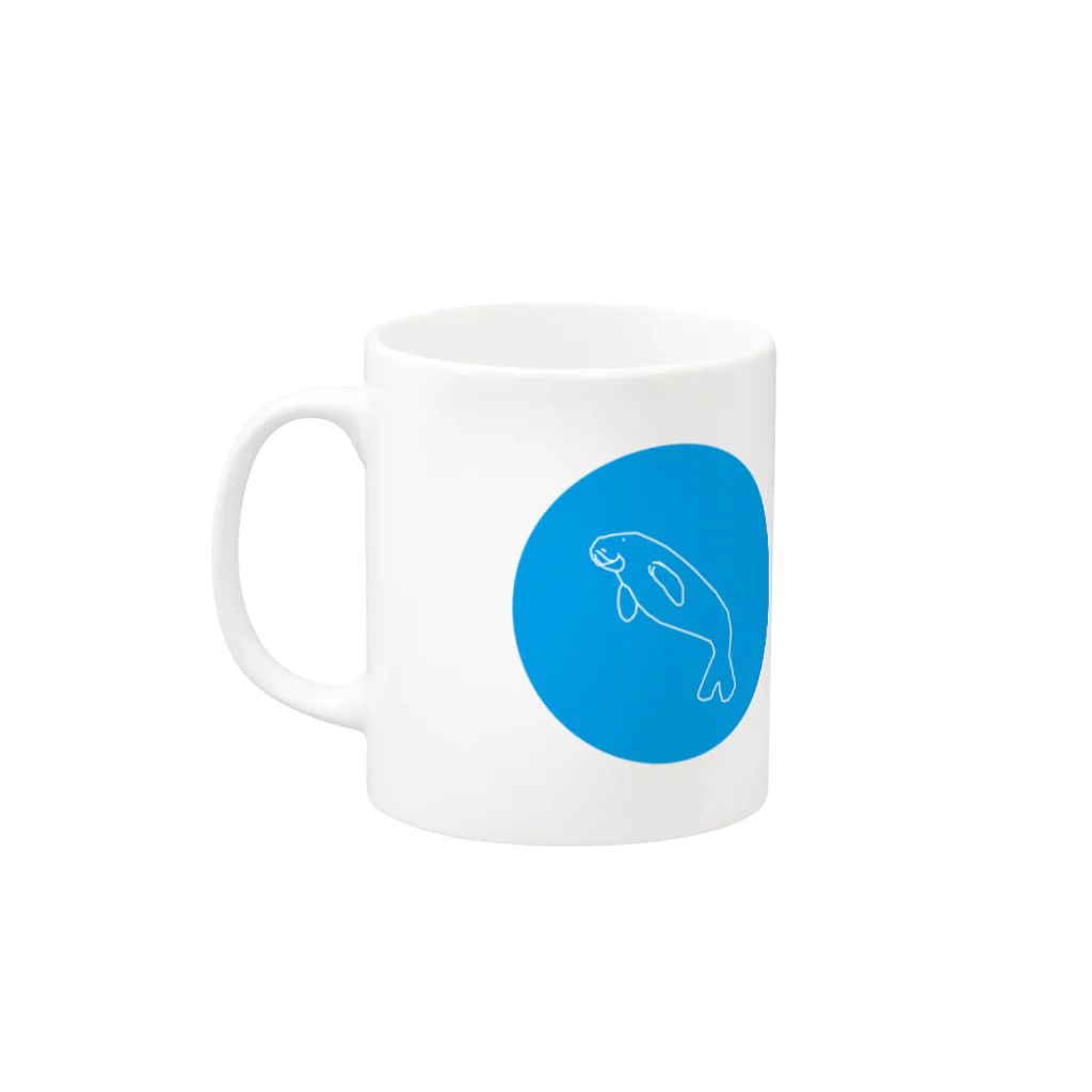 3out-firstのジュゴン Mug :left side of the handle