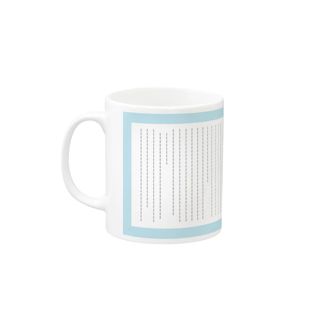 3out-firstの読書家 Mug :left side of the handle