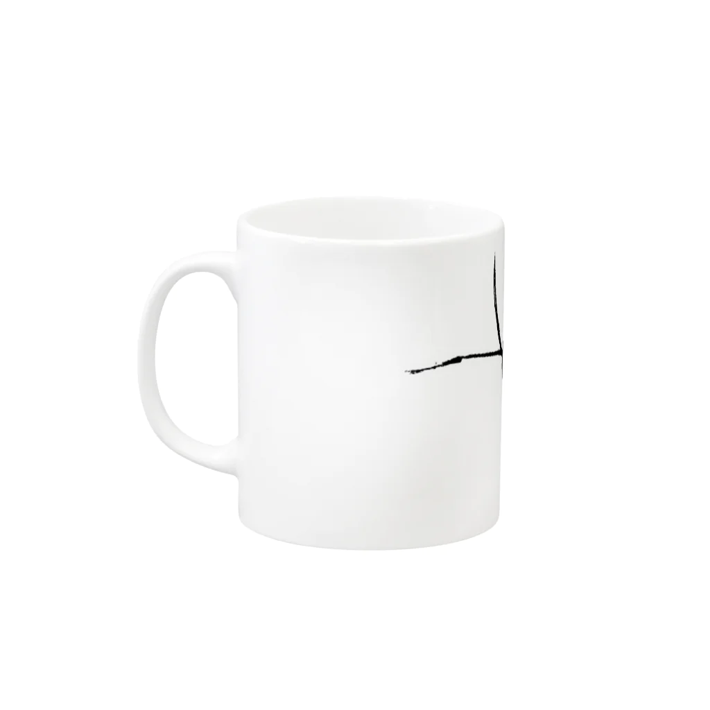 バッタのinago Mug :left side of the handle