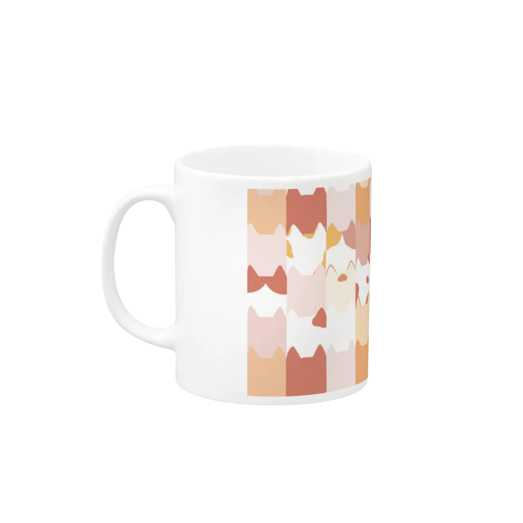 kanikanのNEKO-CUBE Mug :left side of the handle