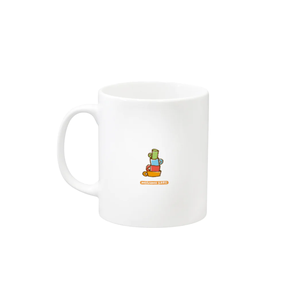 MOGUMO SHOPのみんなでコーヒードリップ！ Mug :left side of the handle