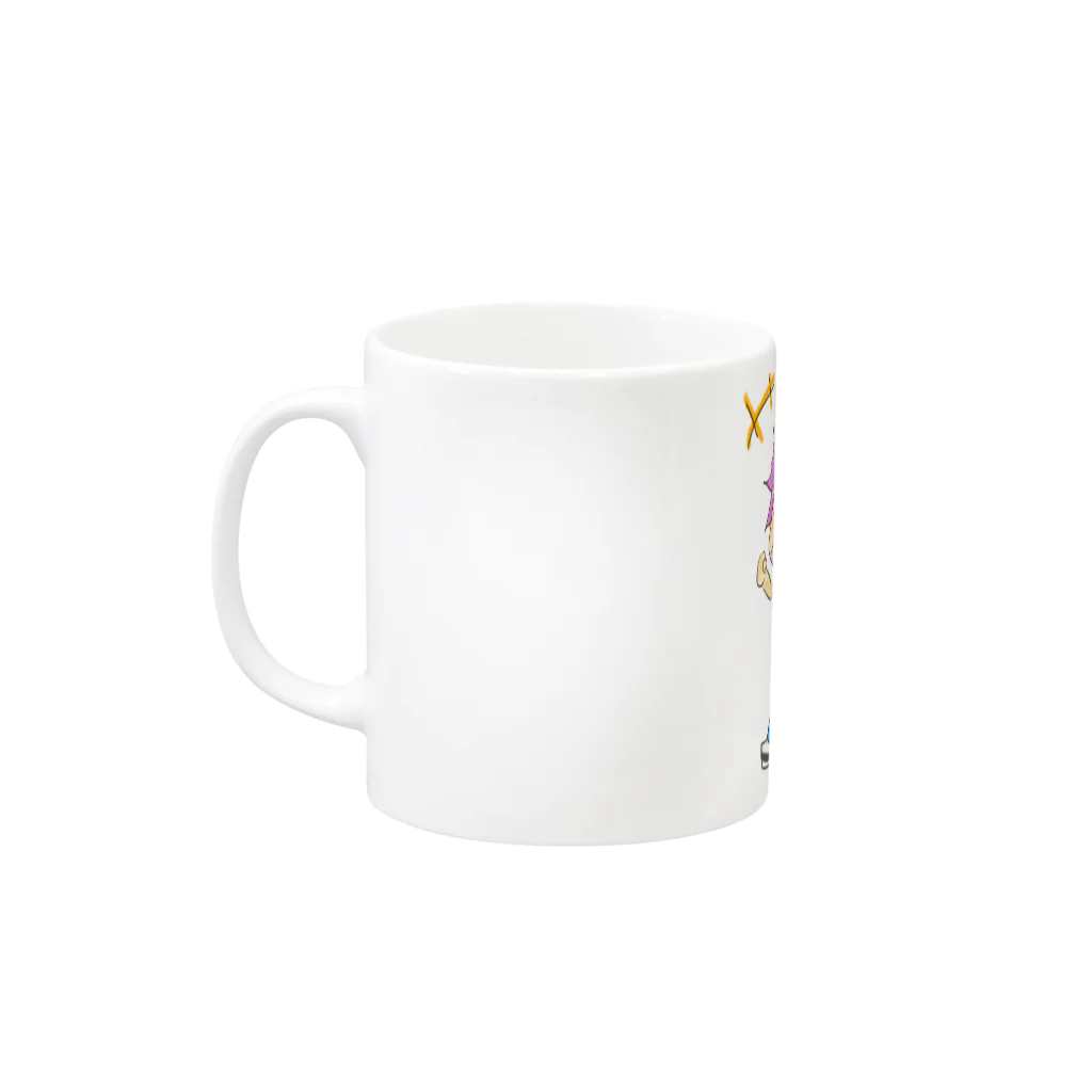 家畜とその他のハッピーな３人組 Mug :left side of the handle