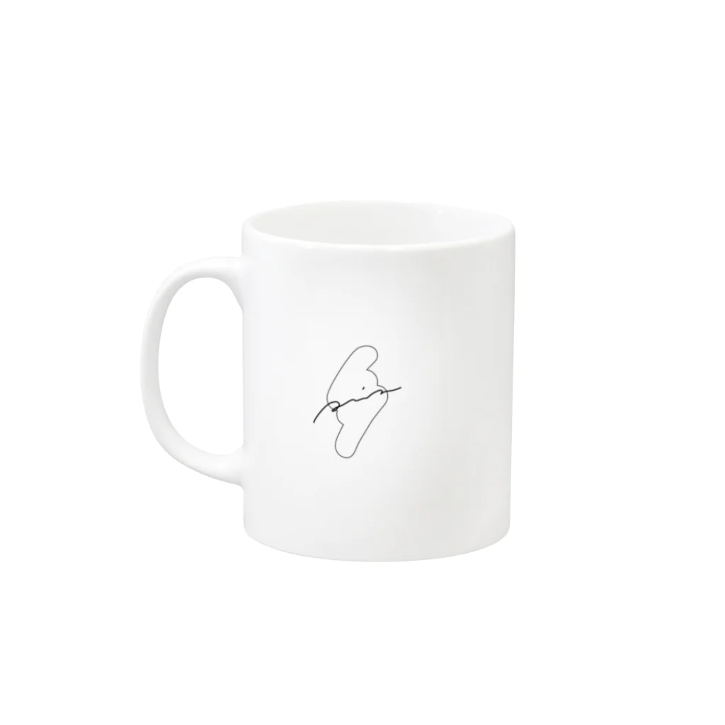 SARATICSARAのファミリー Mug :left side of the handle