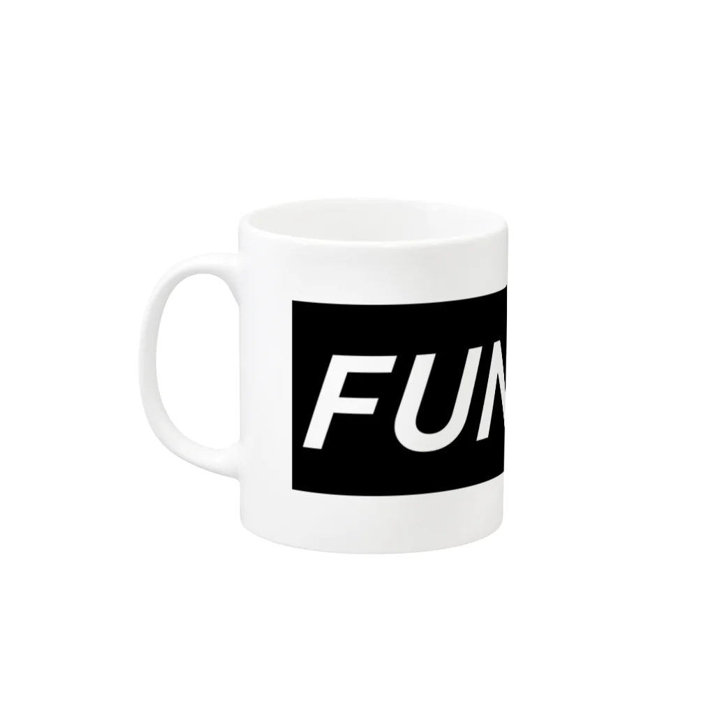 Funeral（Itsuki Miyamura）のFUNERAL（BLACK） Mug :left side of the handle