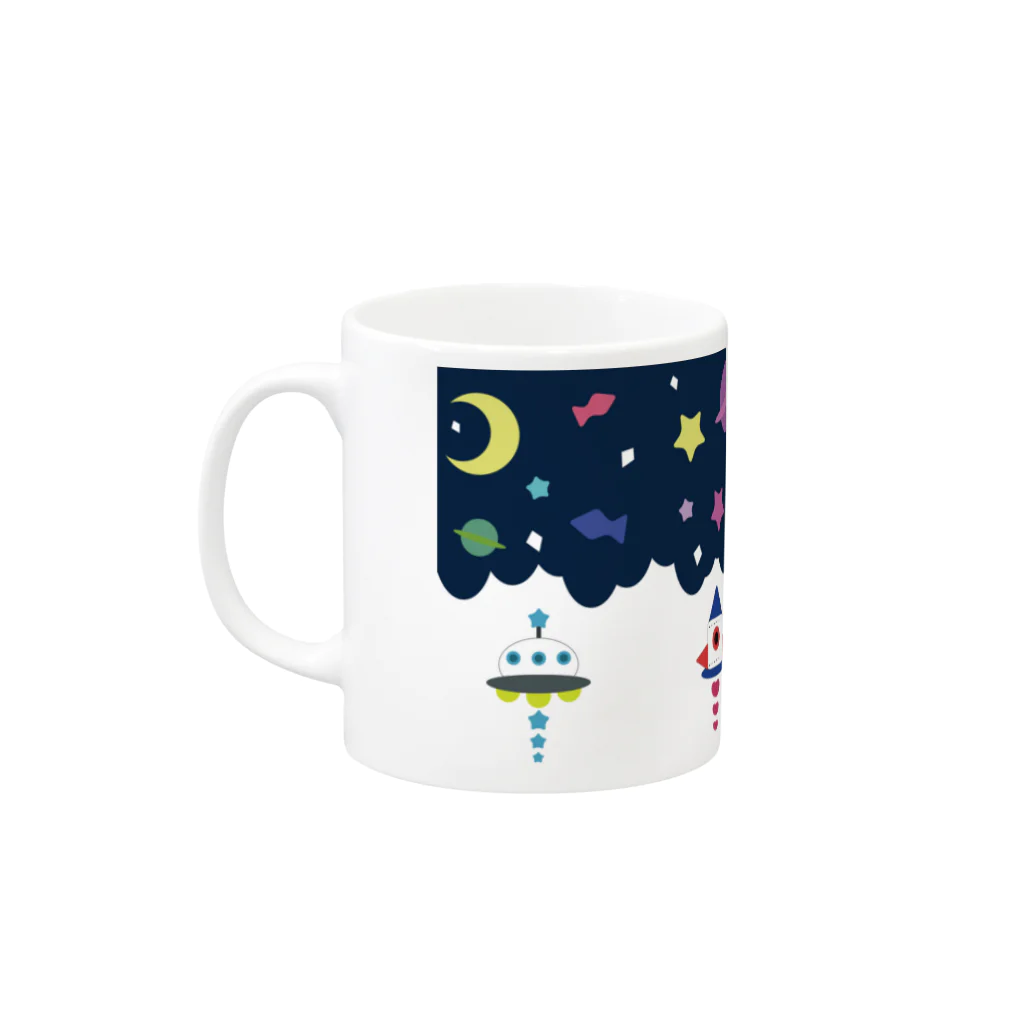 さよならセカイの宇宙の船 Mug :left side of the handle