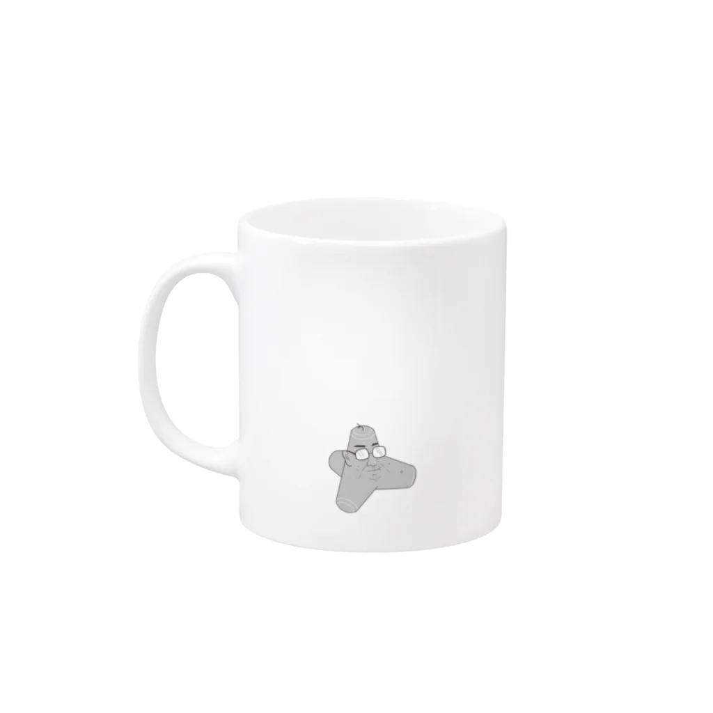 不動テトラのてとら課長 Mug :left side of the handle