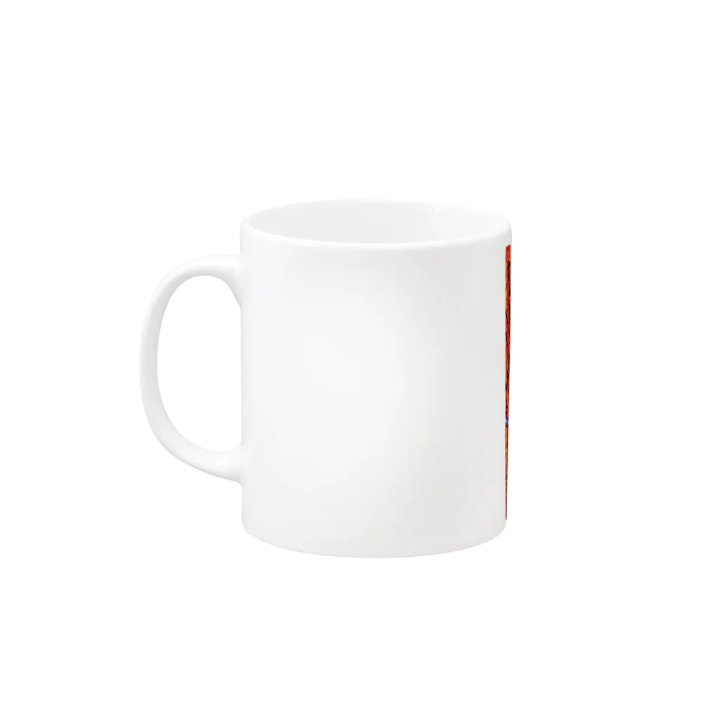 GALLERY misutawoのドレスデン 夕暮れの街角 Mug :left side of the handle