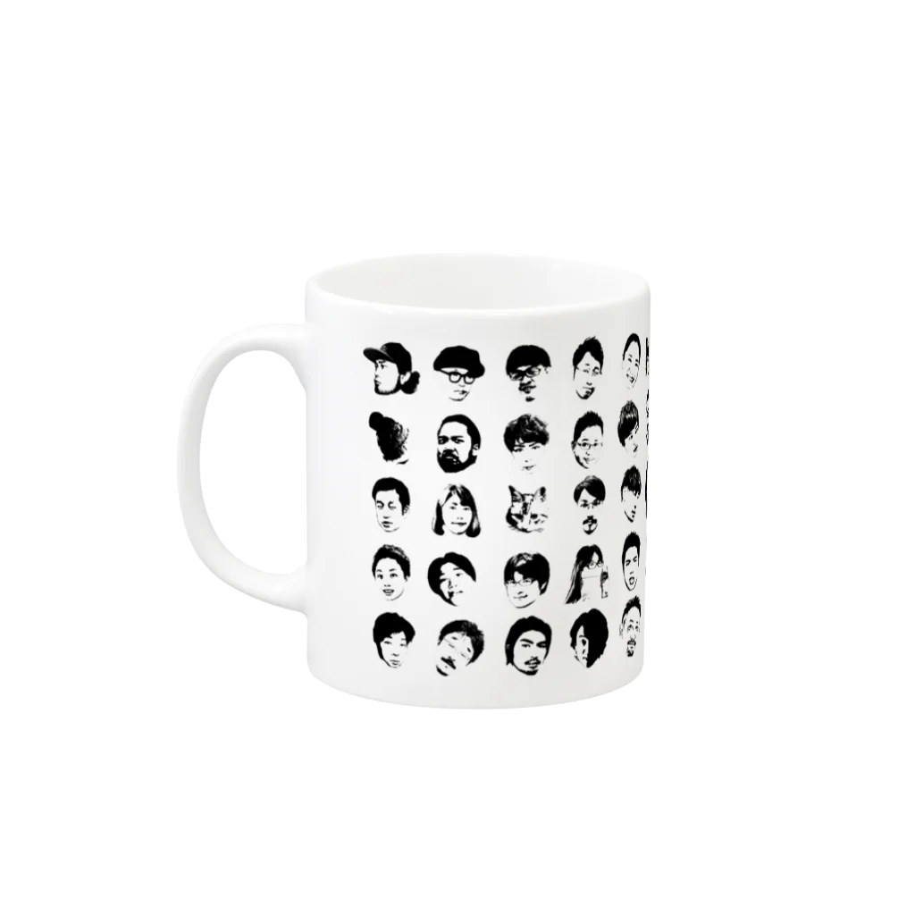 パト先生のツイトモ2022上半期　横長 Mug :left side of the handle