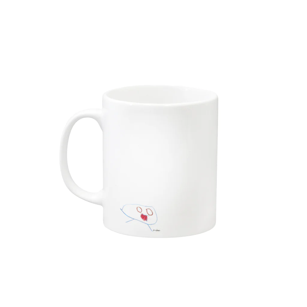 ゆいのおばけちゃん2号 Mug :left side of the handle