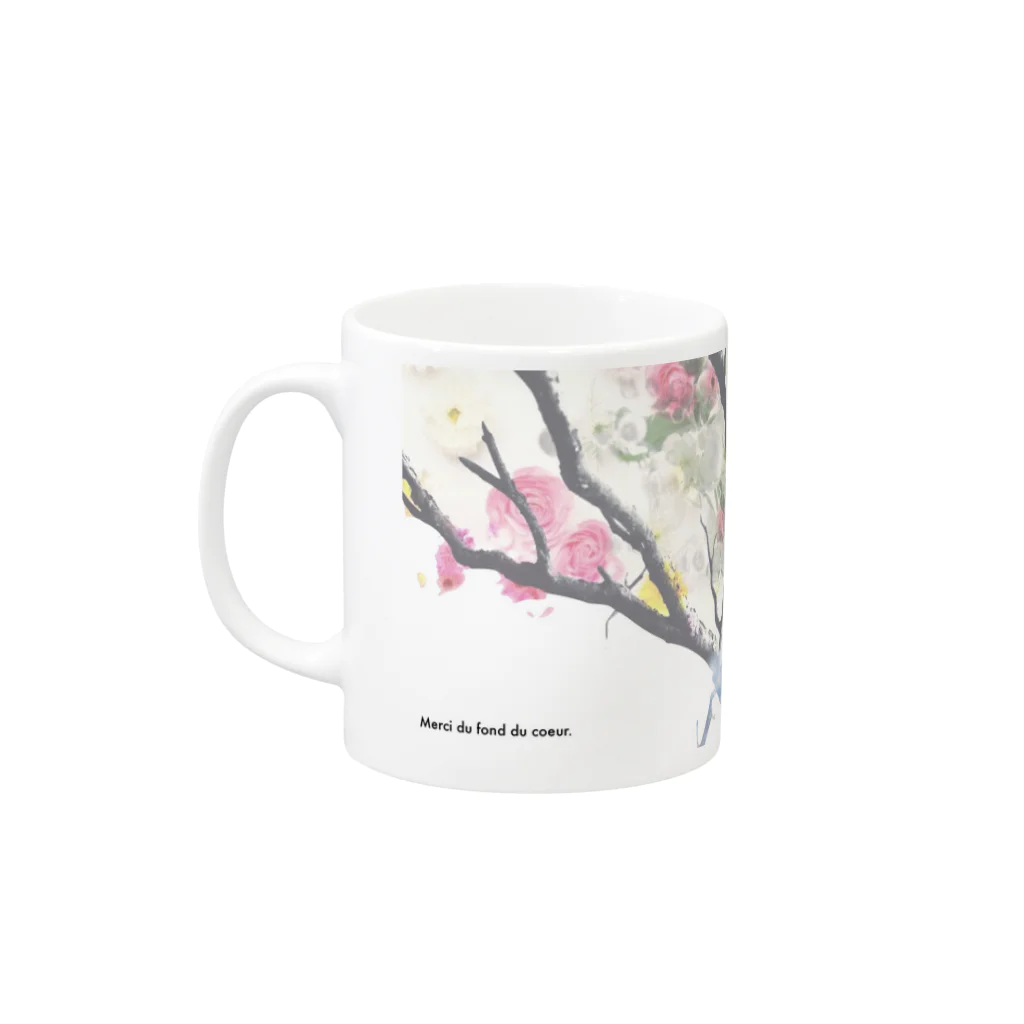 シュエット 雑貨店のシュエット Flower Mug :left side of the handle