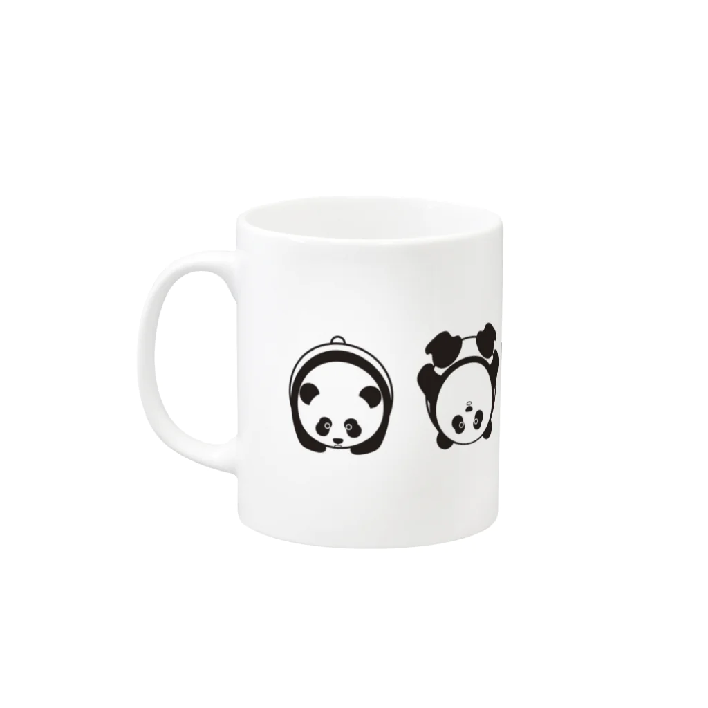 hkartのパンだま２ Mug :left side of the handle