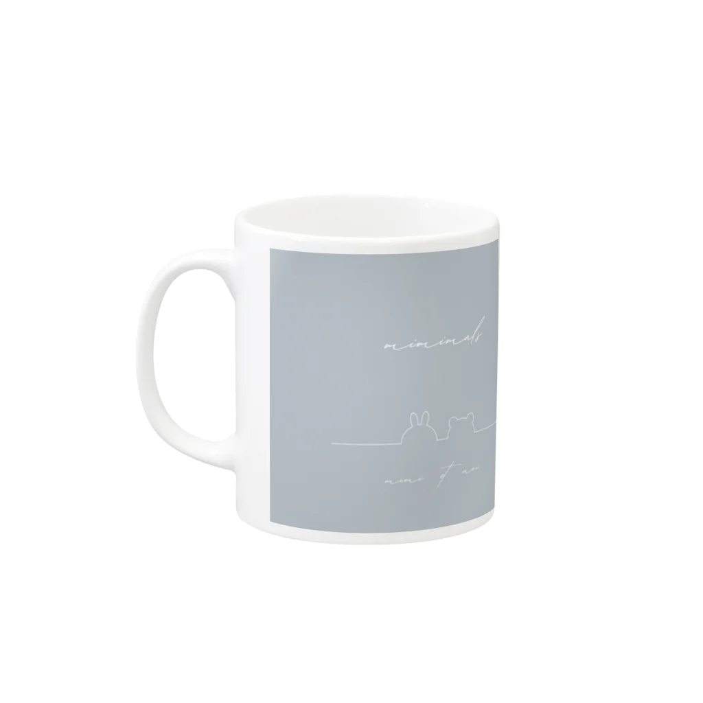 mimi et moi／ミミ エ モアのMoa's favorites Mug :left side of the handle