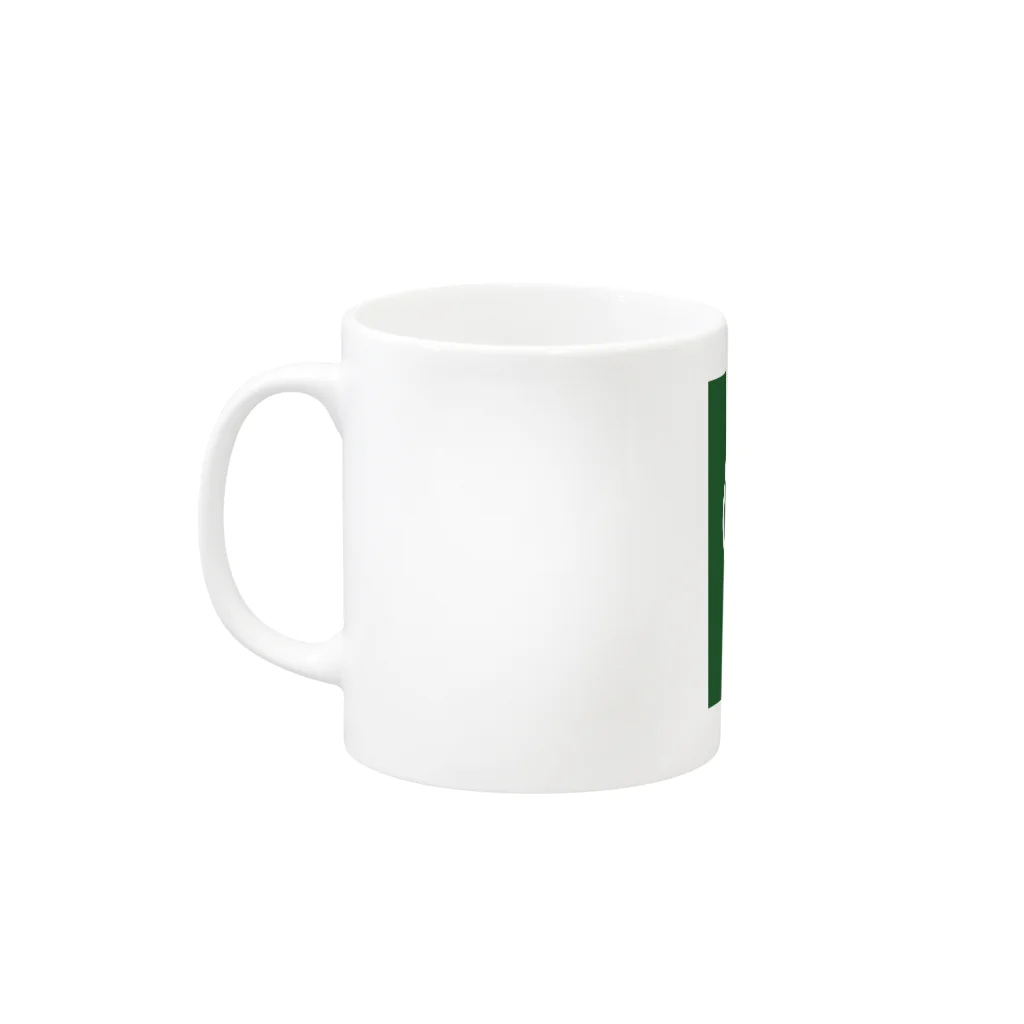 Chineのonigiri？グリーン Mug :left side of the handle