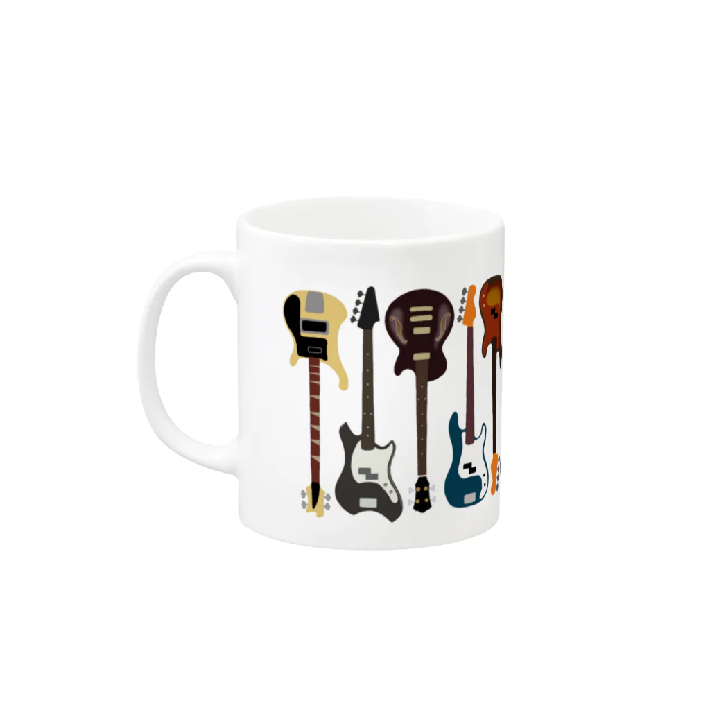 illustrator_E14のBass12 Mug :left side of the handle