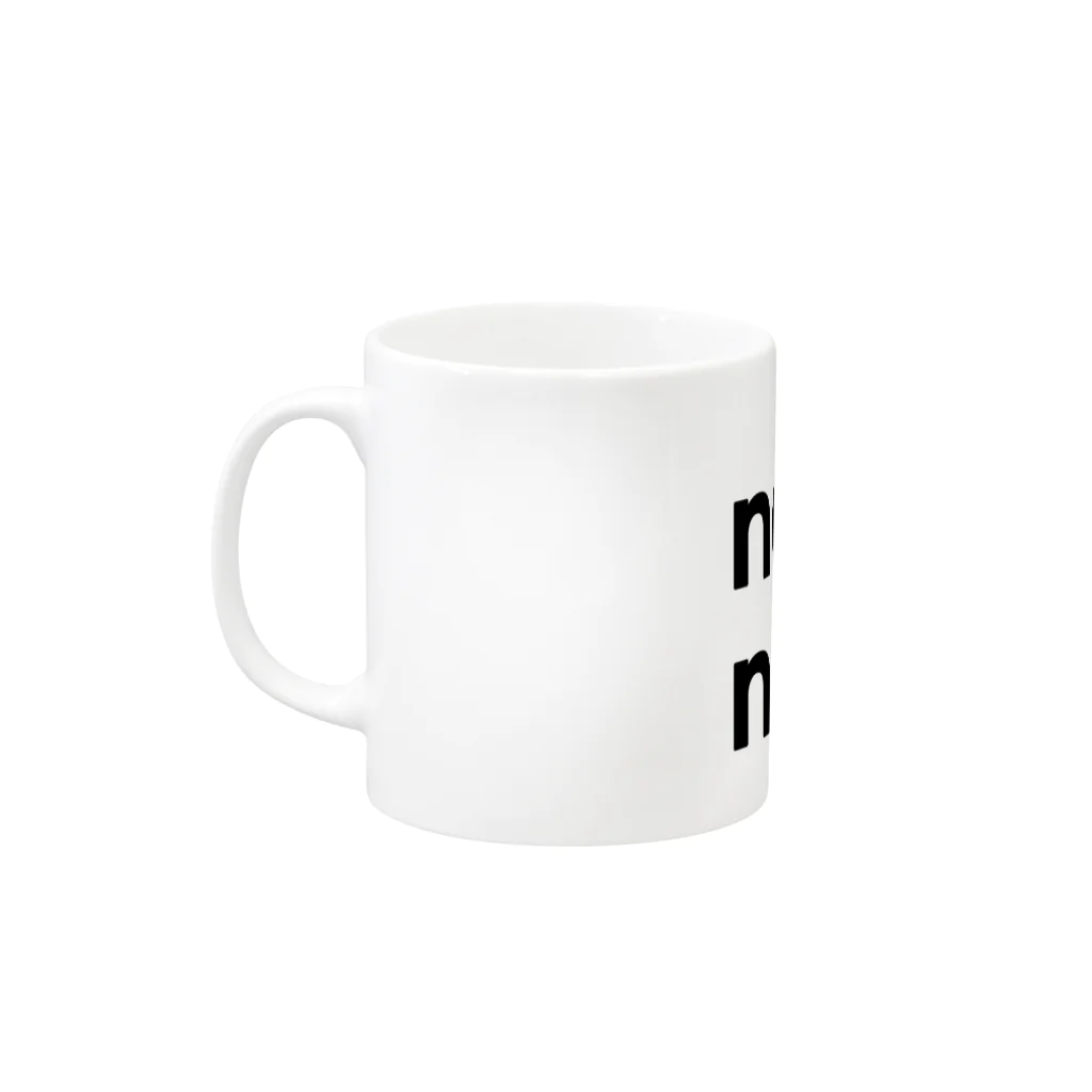 なぞQのネム（NEM）/ XEMグッズvol.10 Mug :left side of the handle