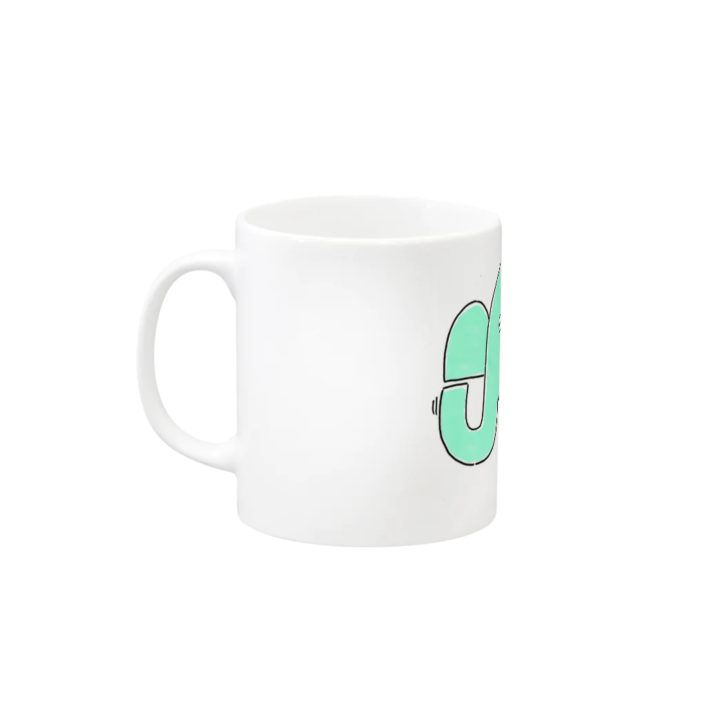 ICHIGOWARPのYAY ELEPHANT Mug :left side of the handle