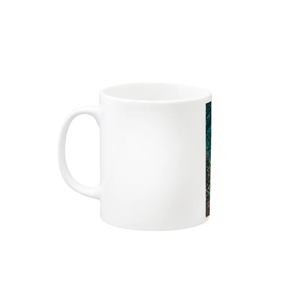 goryuzamuraiのきらきら Mug :left side of the handle