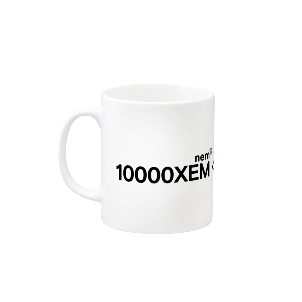 なぞQのネム（NEM）/ XEMグッズvol.13 Mug :left side of the handle