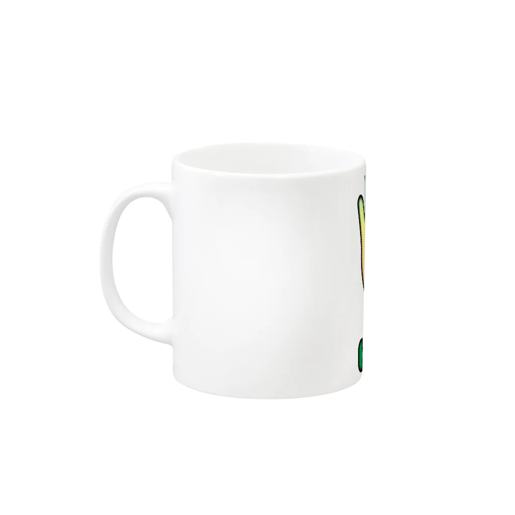 Ａ’ｚｗｏｒｋＳのHOLD UP Mug :left side of the handle