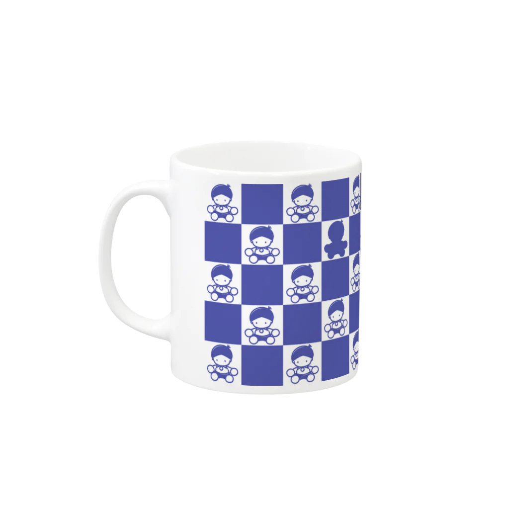 awata_isaoのあわたくん02 Mug :left side of the handle