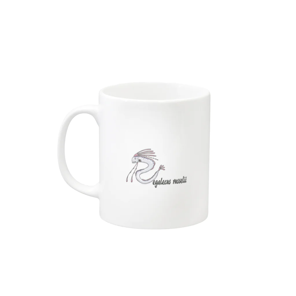 ぺんぎん丸のリュウグウノツカイ-Regalecus russelii- Mug :left side of the handle