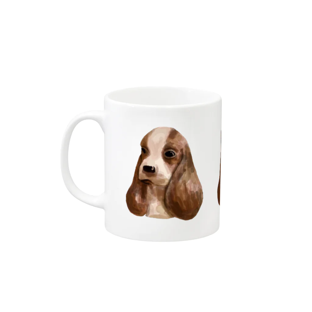 Saya SatoのDOG3 Mug :left side of the handle