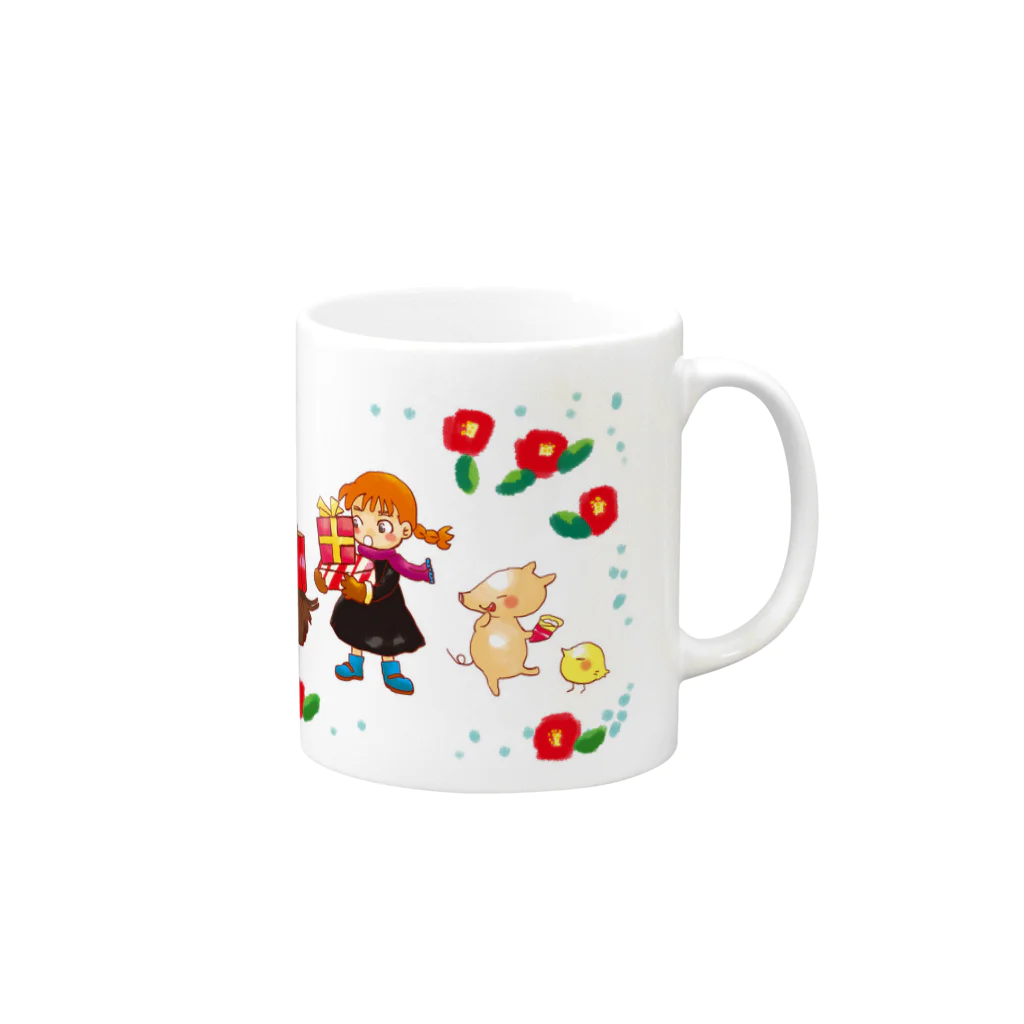 ポカホッカのモップ犬こと、コモンドール Mug :right side of the handle