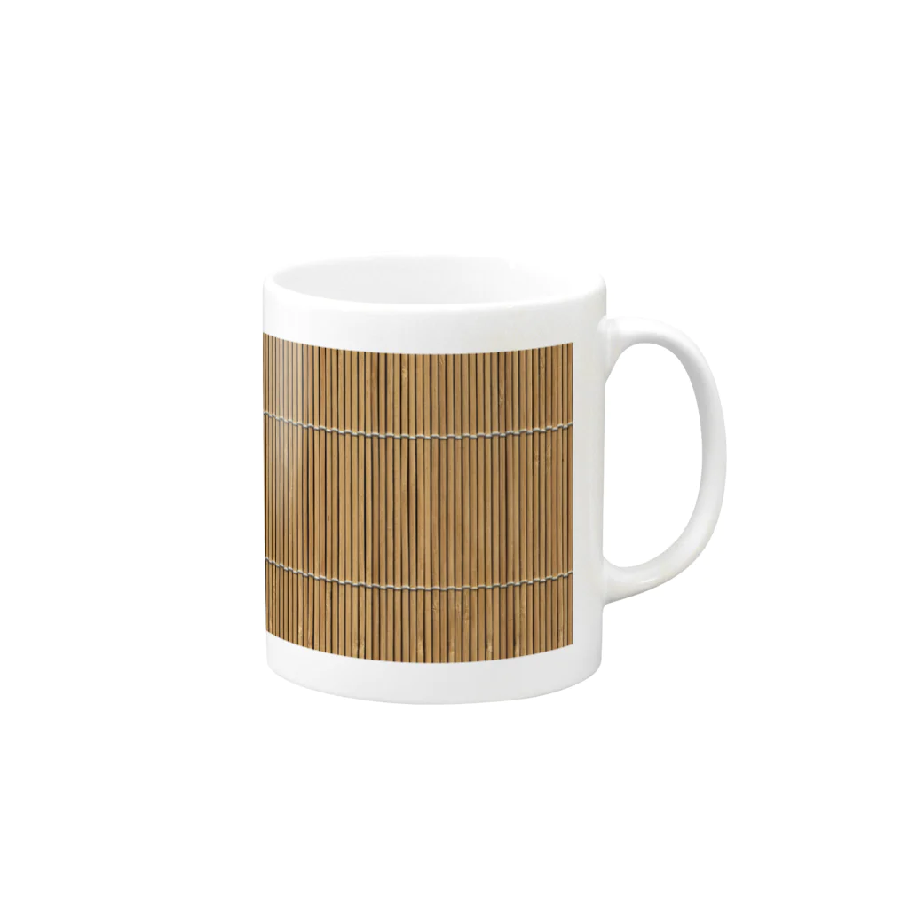 Rubbishのすだれ Mug :right side of the handle