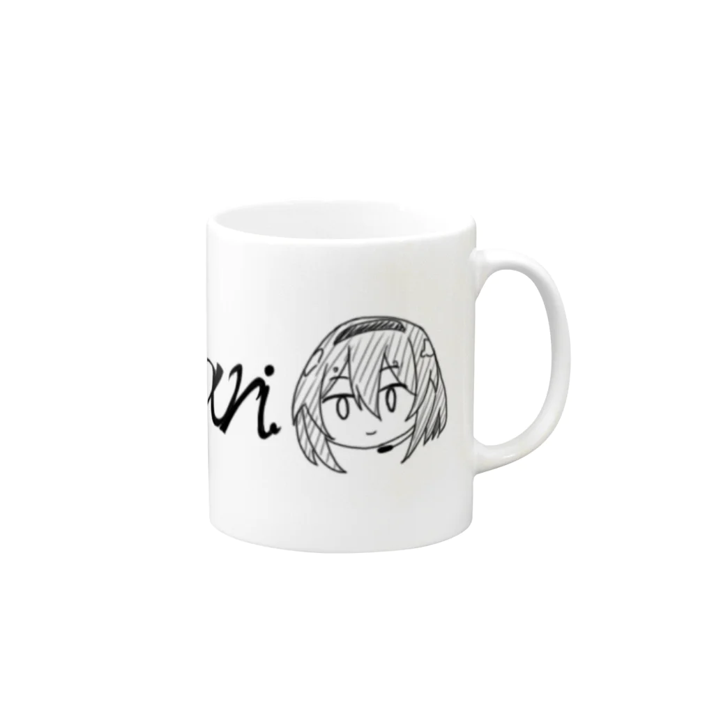 Agent-T Official ShopのSariちゃん マグカップ Mug :right side of the handle