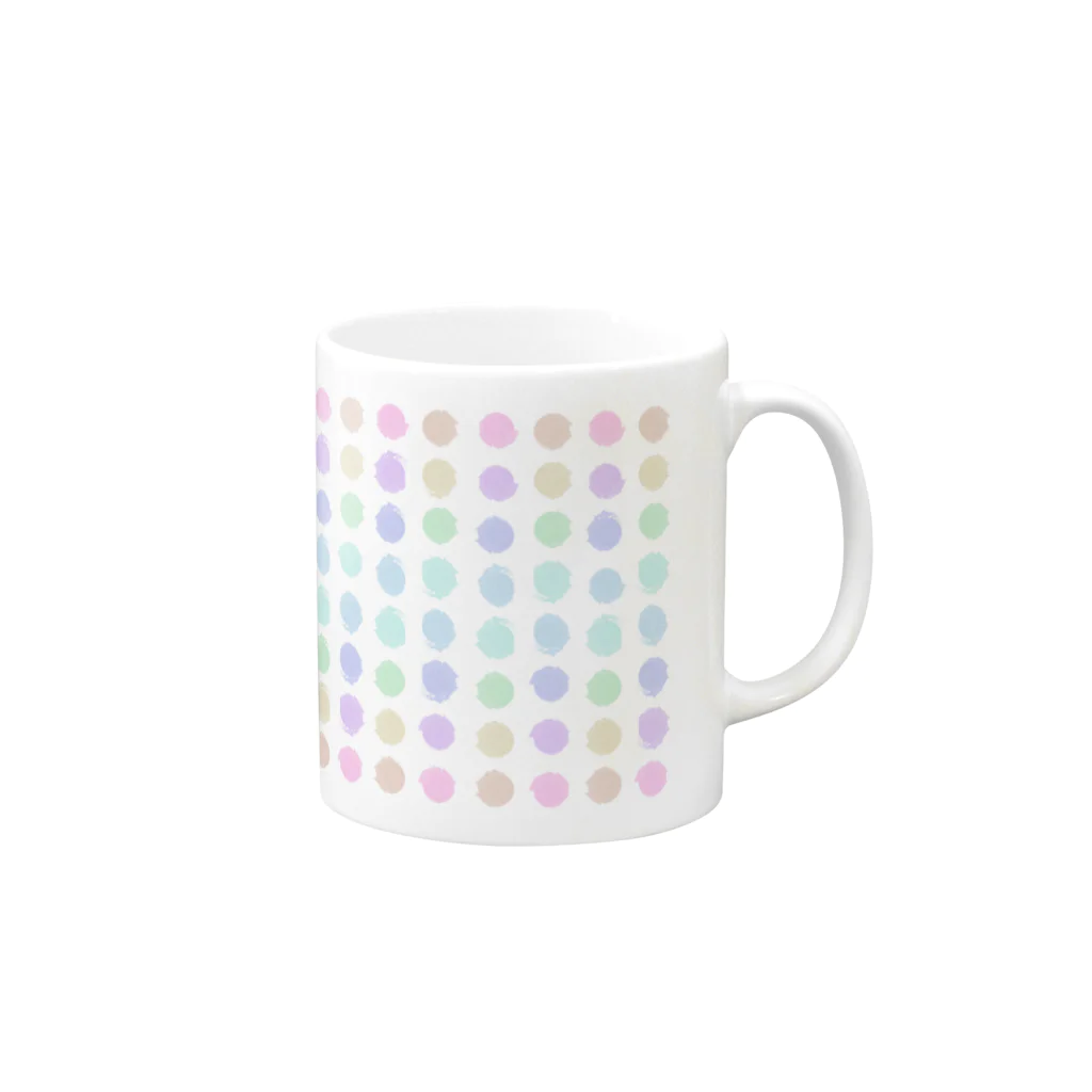 coolmeのcolorful * dot Mug :right side of the handle