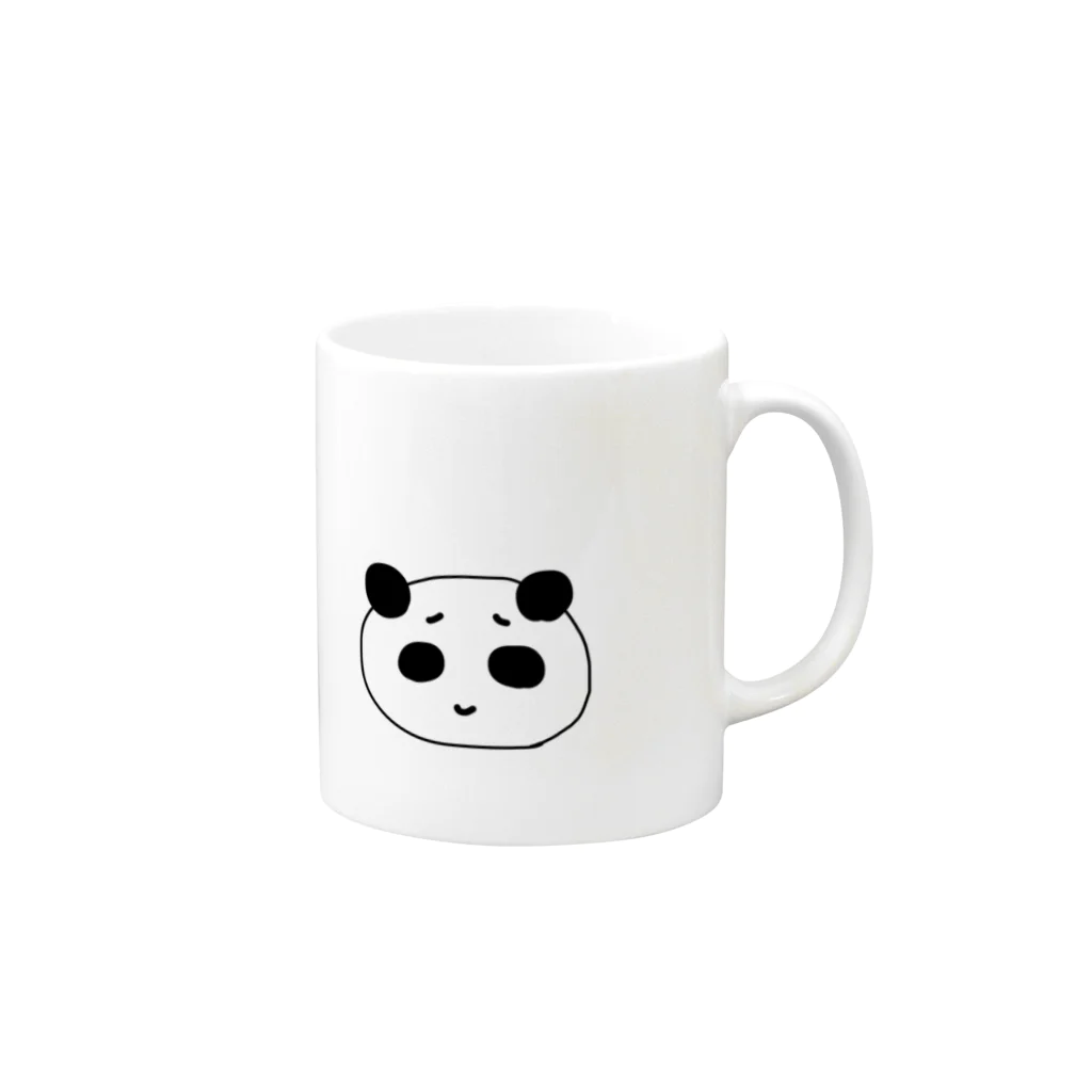 まるめいどのうざぱんだ Mug :right side of the handle